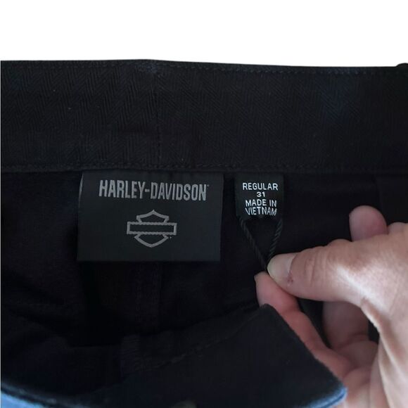 Harley-Davidson Men's Woven Rugged Flap Pants Black Size 31 x 32 New with tags - Picture 5 of 6